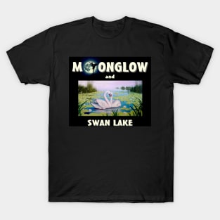 Moonglow abd Swan Lake Ballet Abstract Print T-Shirt